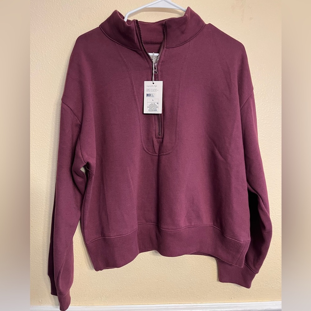 A new day (target) half zip sweatshirt